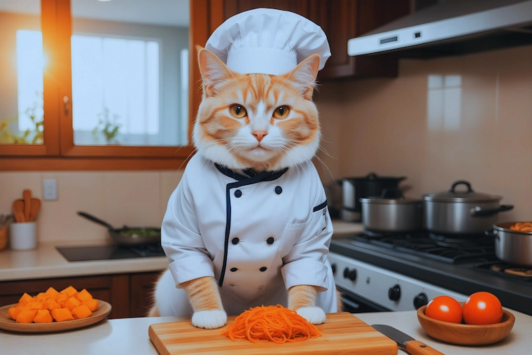 Importancia de la comida casera para tu Gatito - AprendeCat